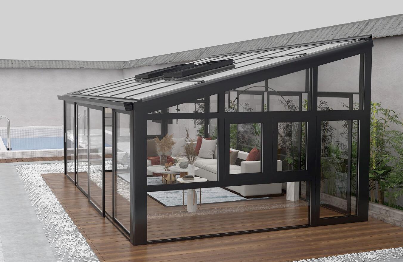 單坡 平頂.露臺(tái)陽(yáng)光房