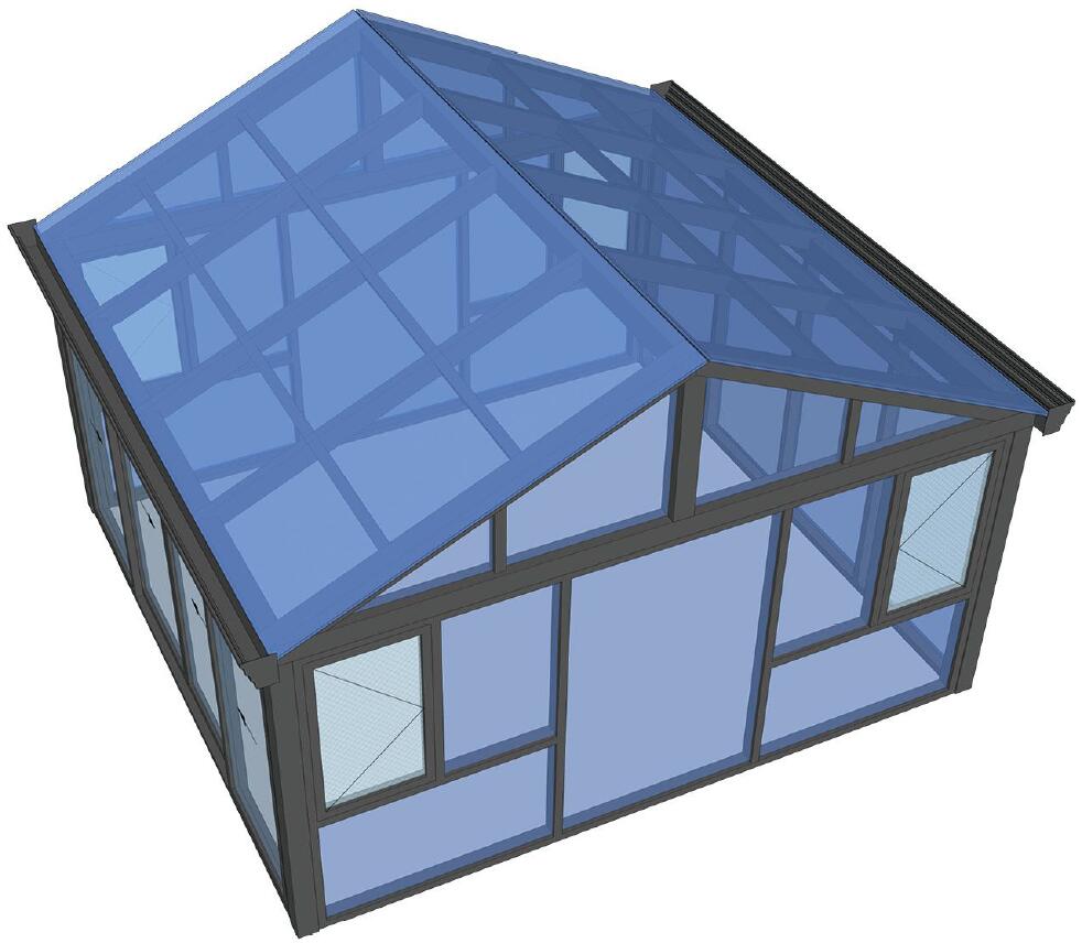 雙坡人字頂陽(yáng)光房